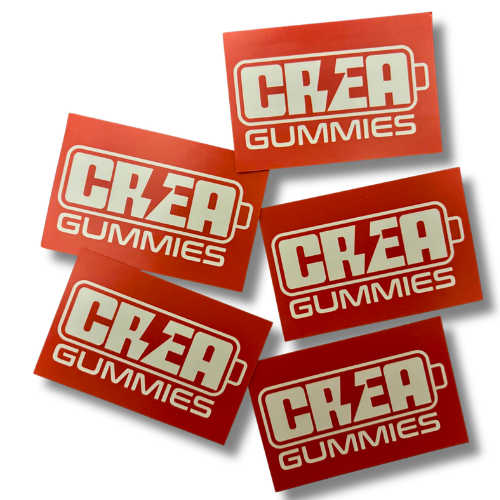 CREA Gummies Sticker Pack – Set of 5 Stickers